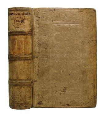 DIOSCORIDES, PEDACIUS. Libri octo.  1549